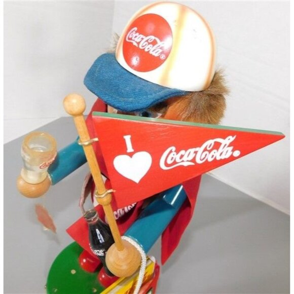 7/1297 Vintage Original Steinbach Coca Cola Collection Fan 1998 Nutcracker /// M - Picture 3 of 9